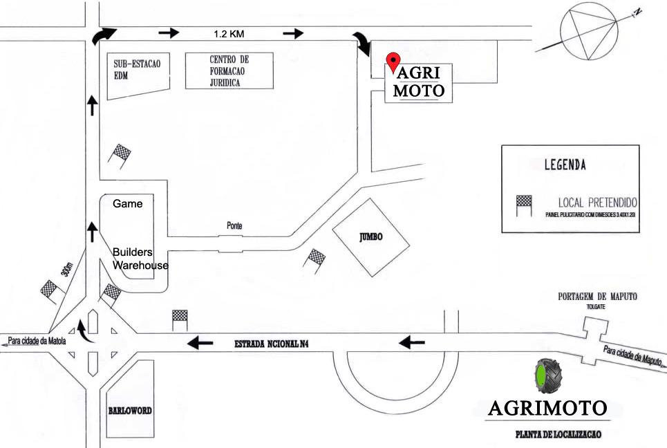 Agri-Moto Street Map
